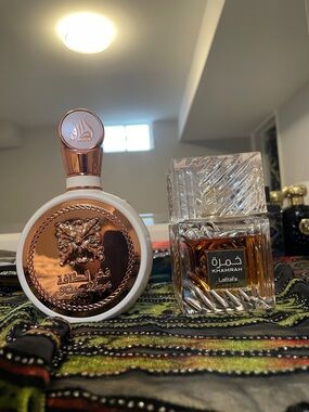 2 Lattafa Full Size Perfumes - Khamrah Amber. Only Tested
